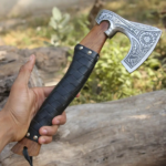 Small Forged Carbon Steel Axe - Viking Axe 004-14