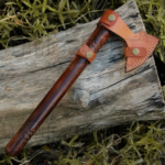 Small Forged Carbon Steel Axe with Rose Wood Shaft - Viking Axe X-103